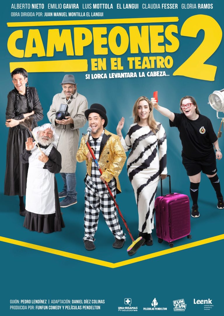 CARTEL OFICIAL OBRA DE TEATRO CAMPEONES